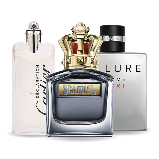 Set od 3 parfema | Allure Homme Sports, Jean Paul Gaultier Scandal, Cartier Declaration 100 ml